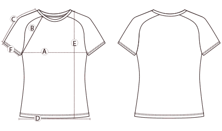 Tabela de Medidas Camiseta Feminina Maple Bear Fundamental