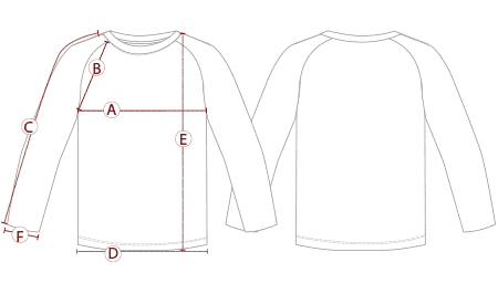 Tabela Medidas Camiseta Manga Longa Maple Bear Fundamental
